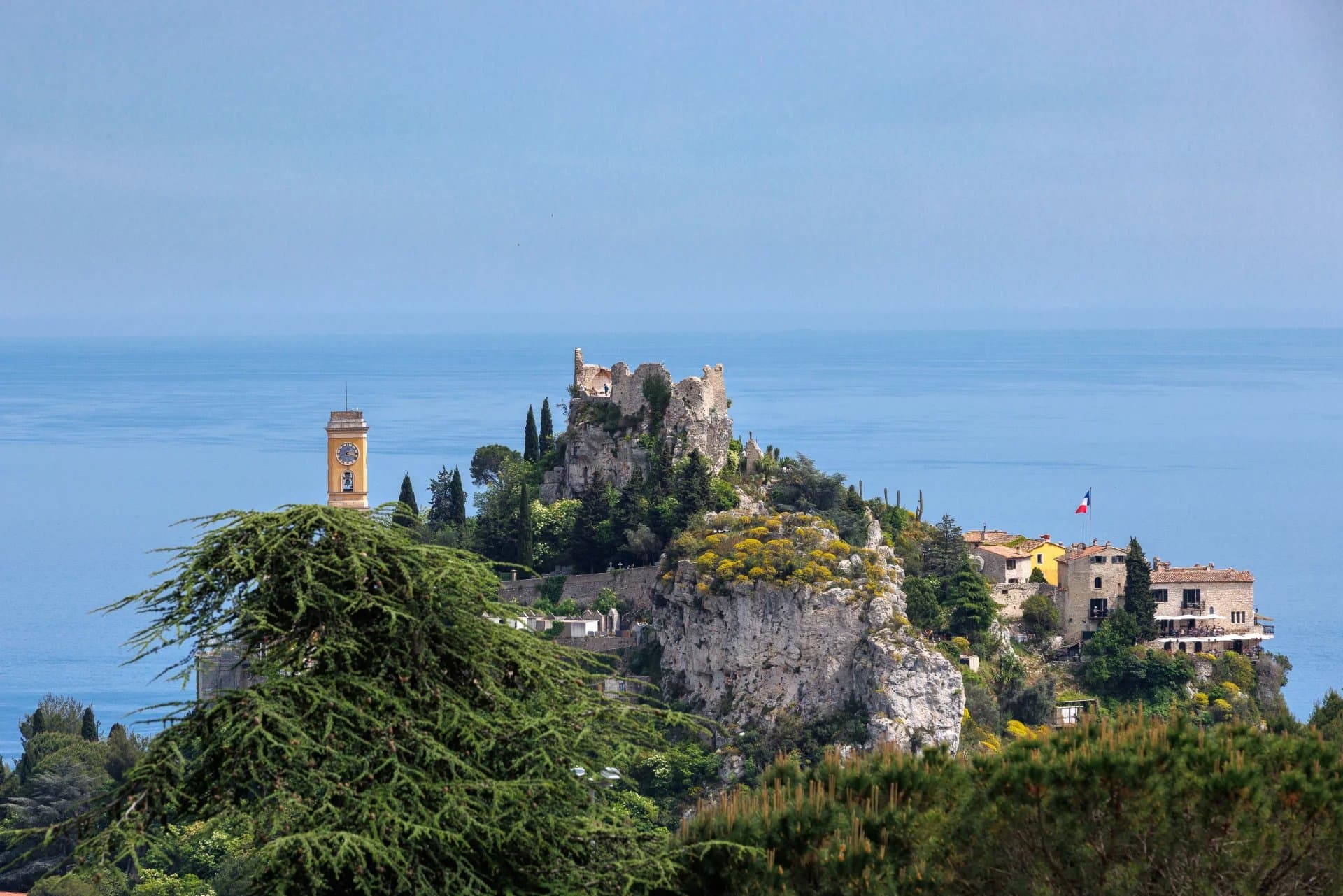 Villa rénovée avec vue mer et village à Èze — photo 13