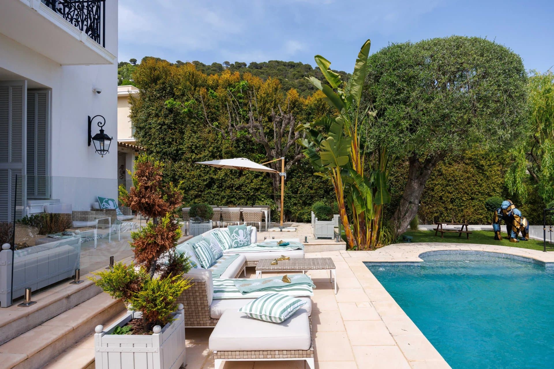 Villa rénovée avec vue mer et village à Èze — photo 3