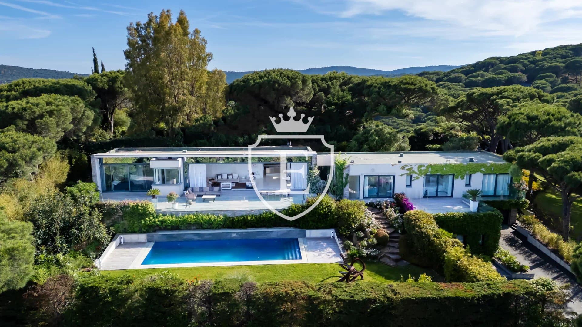 Ramatuelle: Magnifique villa moderne avec vue mer à proximité de la plage — photo 2