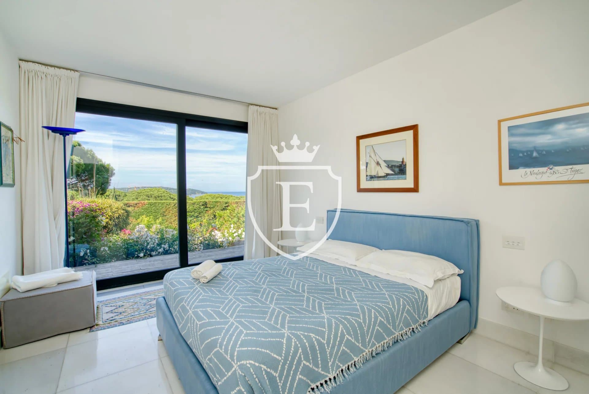 Ramatuelle: Magnifique villa moderne avec vue mer à proximité de la plage — photo 8