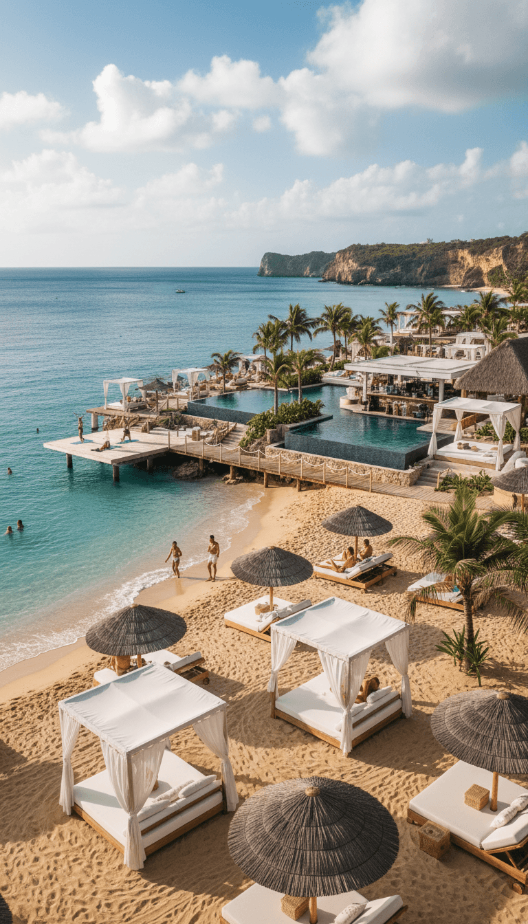Beach clubs et détente en bord de mer